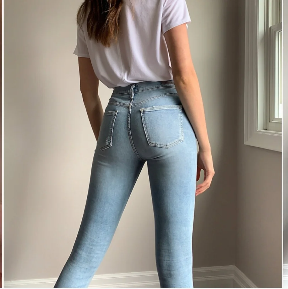 NWOT aritzia Citizen of humanity rocket medium denim 28 - Picture 4 of 11